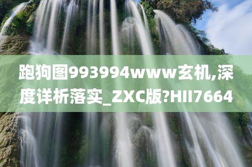 跑狗图993994www玄机,深度详析落实_ZXC版?HII7664