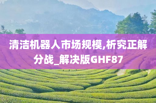 清洁机器人市场规模,析究正解分战_解决版GHF87