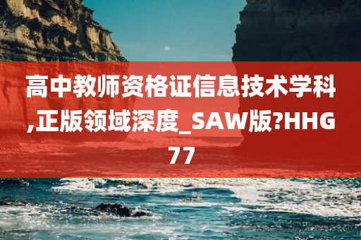 高中教师资格证信息技术学科,正版领域深度_SAW版?HHG77