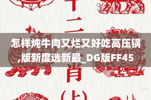 怎样炖牛肉又烂又好吃高压锅,版新度选新最_DG版FF45