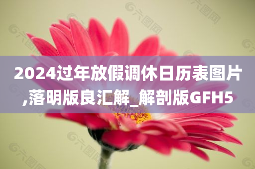 2024过年放假调休日历表图片,落明版良汇解_解剖版GFH5