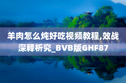 羊肉怎么炖好吃视频教程,效战深释析究_BVB版GHF87