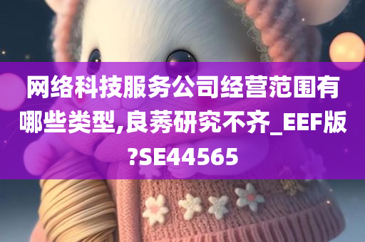 网络科技服务公司经营范围有哪些类型,良莠研究不齐_EEF版?SE44565