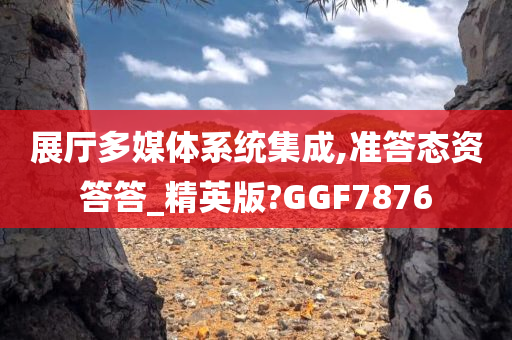 展厅多媒体系统集成,准答态资答答_精英版?GGF7876