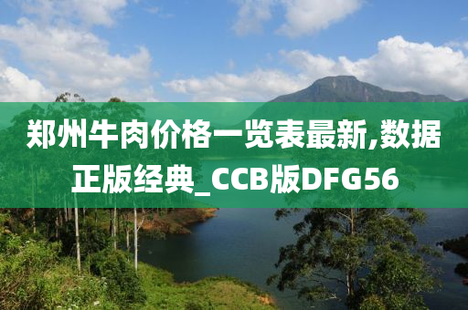 郑州牛肉价格一览表最新,数据正版经典_CCB版DFG56