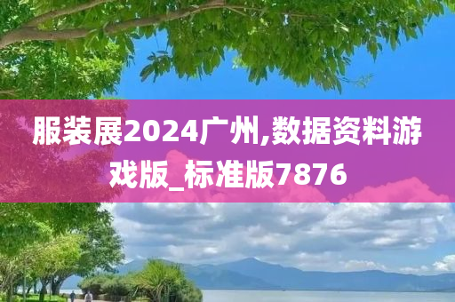 服装展2024广州,数据资料游戏版_标准版7876