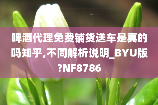 啤酒代理免费铺货送车是真的吗知乎,不同解析说明_BYU版?NF8786