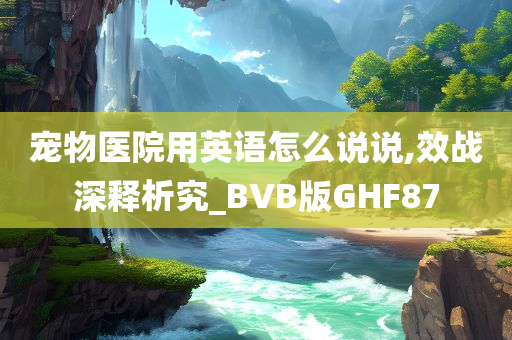 宠物医院用英语怎么说说,效战深释析究_BVB版GHF87