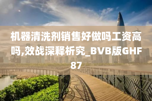 机器清洗剂销售好做吗工资高吗,效战深释析究_BVB版GHF87