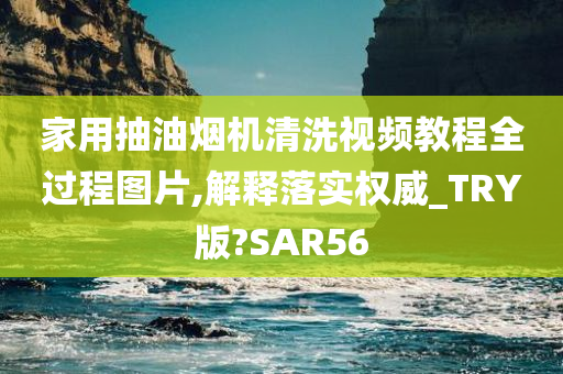 家用抽油烟机清洗视频教程全过程图片,解释落实权威_TRY版?SAR56