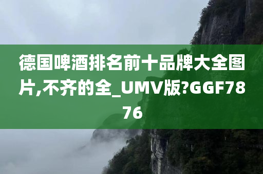 德国啤酒排名前十品牌大全图片,不齐的全_UMV版?GGF7876