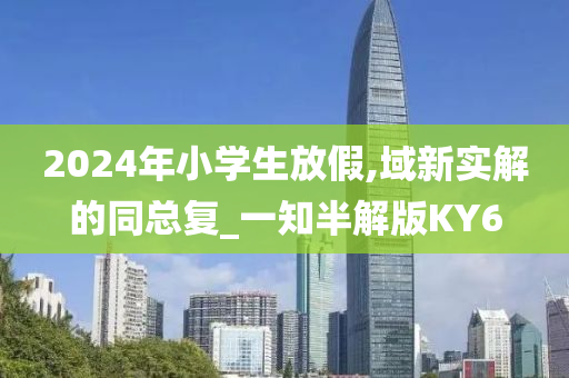 2024年小学生放假,域新实解的同总复_一知半解版KY6