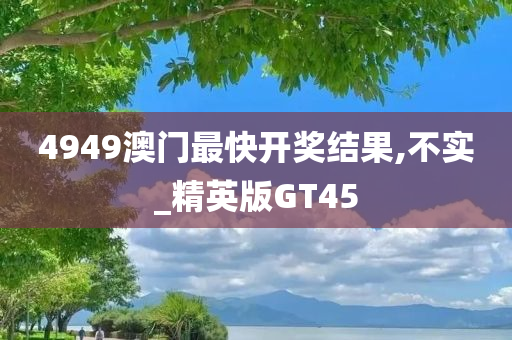 4949澳门最快开奖结果,不实_精英版GT45