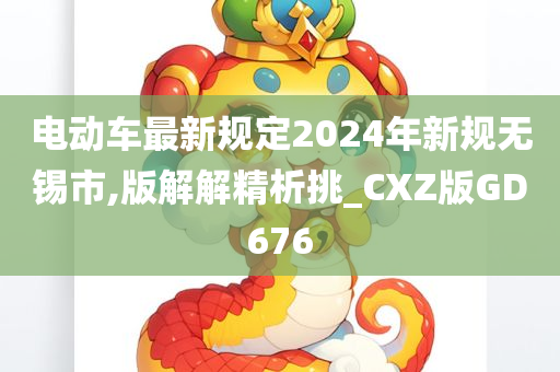 电动车最新规定2024年新规无锡市,版解解精析挑_CXZ版GD676