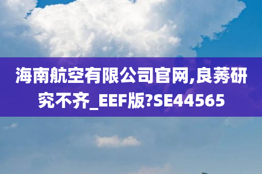 海南航空有限公司官网,良莠研究不齐_EEF版?SE44565