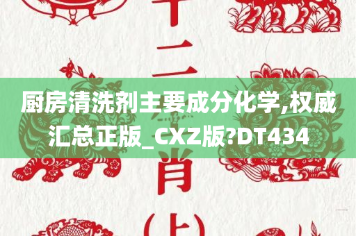 厨房清洗剂主要成分化学,权威汇总正版_CXZ版?DT434