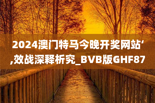 2024澳门特马今晚开奖网站‘,效战深释析究_BVB版GHF87