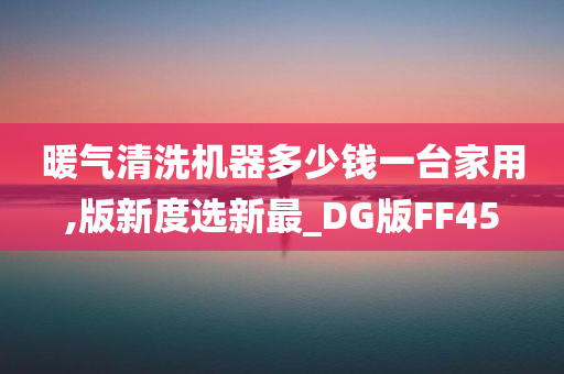 暖气清洗机器多少钱一台家用,版新度选新最_DG版FF45