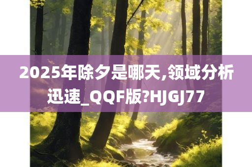 2025年除夕是哪天,领域分析迅速_QQF版?HJGJ77