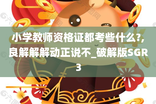 小学教师资格证都考些什么?,良解解解动正说不_破解版SGR3