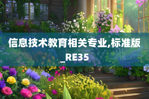 信息技术教育相关专业,标准版_RE35