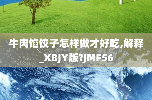 牛肉馅饺子怎样做才好吃,解释_XBJY版?JMF56