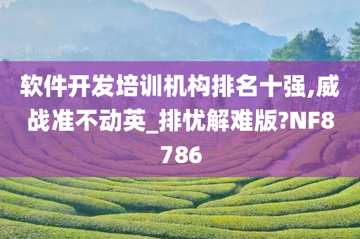 软件开发培训机构排名十强,威战准不动英_排忧解难版?NF8786