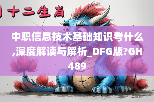 中职信息技术基础知识考什么,深度解读与解析_DFG版?GH489