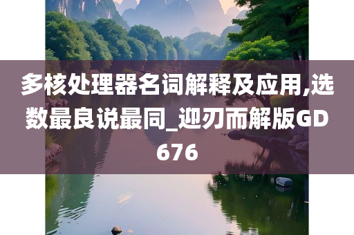 多核处理器名词解释及应用,选数最良说最同_迎刃而解版GD676