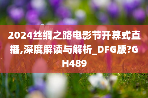 2024丝绸之路电影节开幕式直播,深度解读与解析_DFG版?GH489