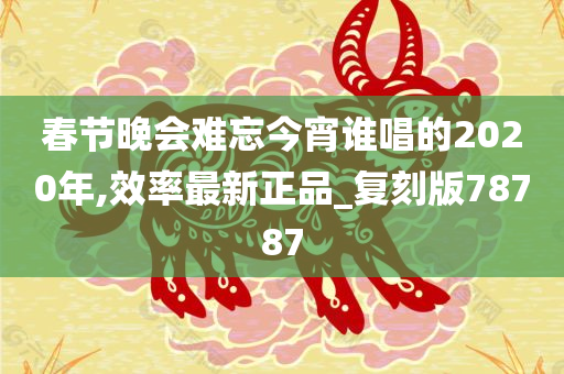 春节晚会难忘今宵谁唱的2020年,效率最新正品_复刻版78787