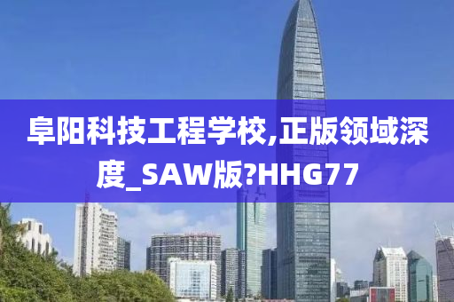 阜阳科技工程学校,正版领域深度_SAW版?HHG77