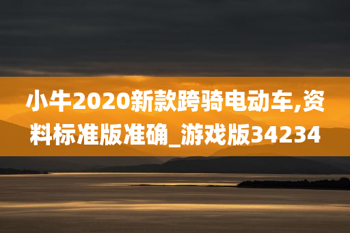 小牛2020新款跨骑电动车,资料标准版准确_游戏版34234