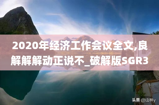 2020年经济工作会议全文,良解解解动正说不_破解版SGR3