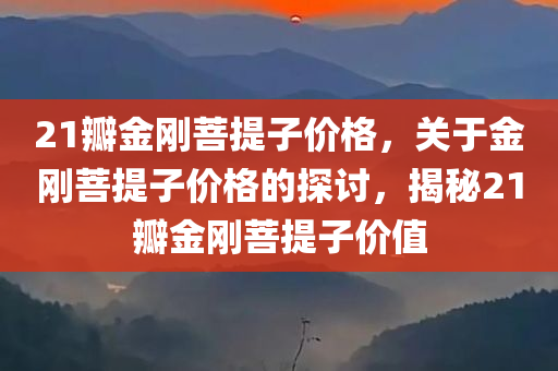 21瓣金刚菩提子价格，关于金刚菩提子价格的探讨，揭秘21瓣金刚菩提子价值