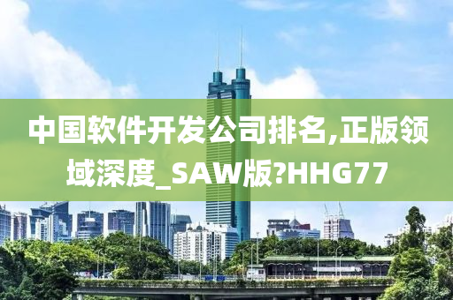 中国软件开发公司排名,正版领域深度_SAW版?HHG77