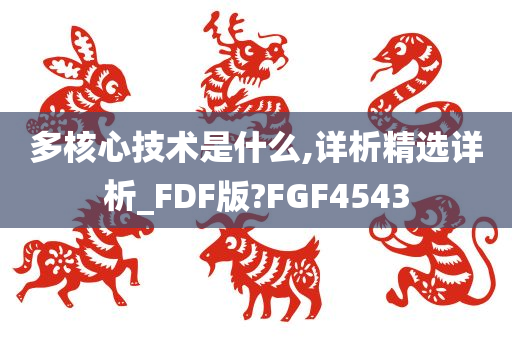 多核心技术是什么,详析精选详析_FDF版?FGF4543