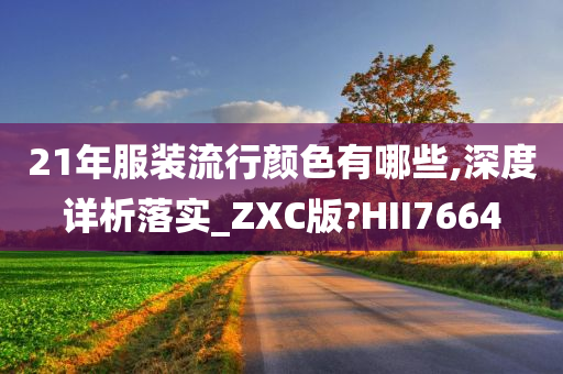 21年服装流行颜色有哪些,深度详析落实_ZXC版?HII7664