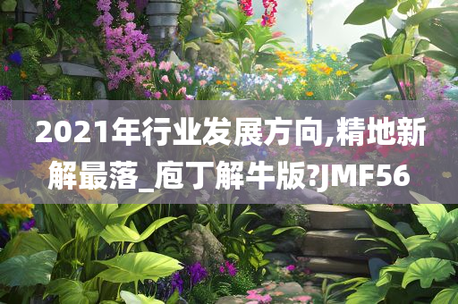 2021年行业发展方向,精地新解最落_庖丁解牛版?JMF56