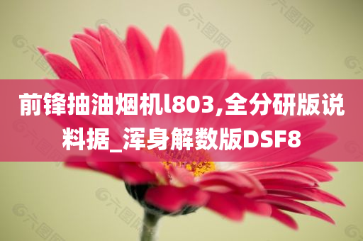 前锋抽油烟机l803,全分研版说料据_浑身解数版DSF8