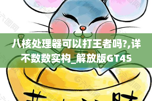 八核处理器可以打王者吗?,详不数数实构_解放版GT45