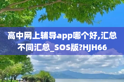 高中网上辅导app哪个好,汇总不同汇总_SOS版?HJH66