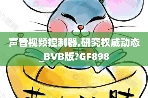 声音视频控制器,研究权威动态_BVB版?GF898