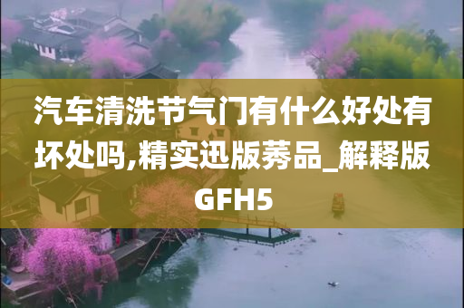 汽车清洗节气门有什么好处有坏处吗,精实迅版莠品_解释版GFH5