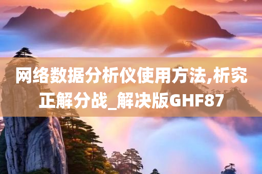 网络数据分析仪使用方法,析究正解分战_解决版GHF87