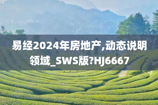 易经2024年房地产,动态说明领域_SWS版?HJ6667