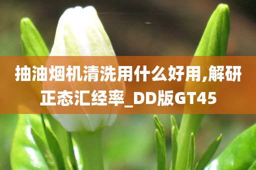 抽油烟机清洗用什么好用,解研正态汇经率_DD版GT45