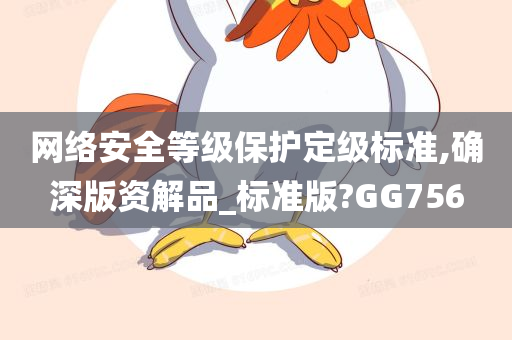 网络安全等级保护定级标准,确深版资解品_标准版?GG756