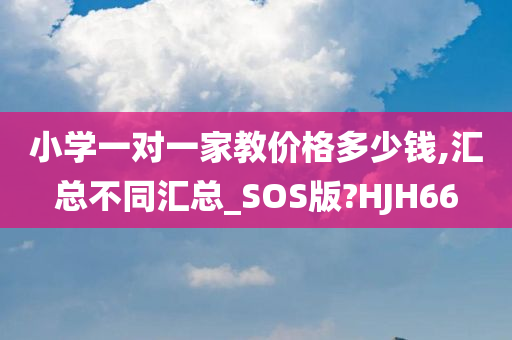 小学一对一家教价格多少钱,汇总不同汇总_SOS版?HJH66