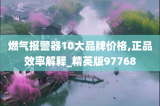 燃气报警器10大品牌价格,正品效率解释_精英版97768